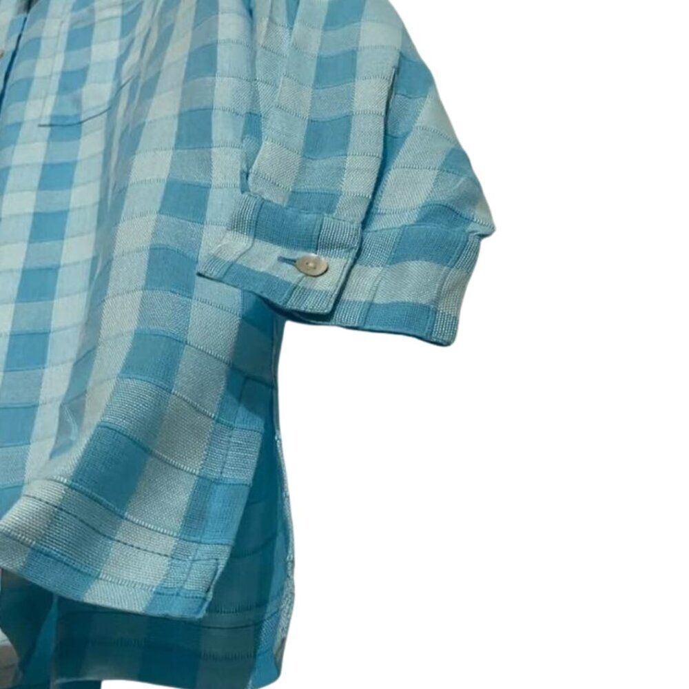 2 for $15 NWT 220 Hickory Lightweight Long Sleeve Button Down Shirt Size Medium - Picture 7 of 13